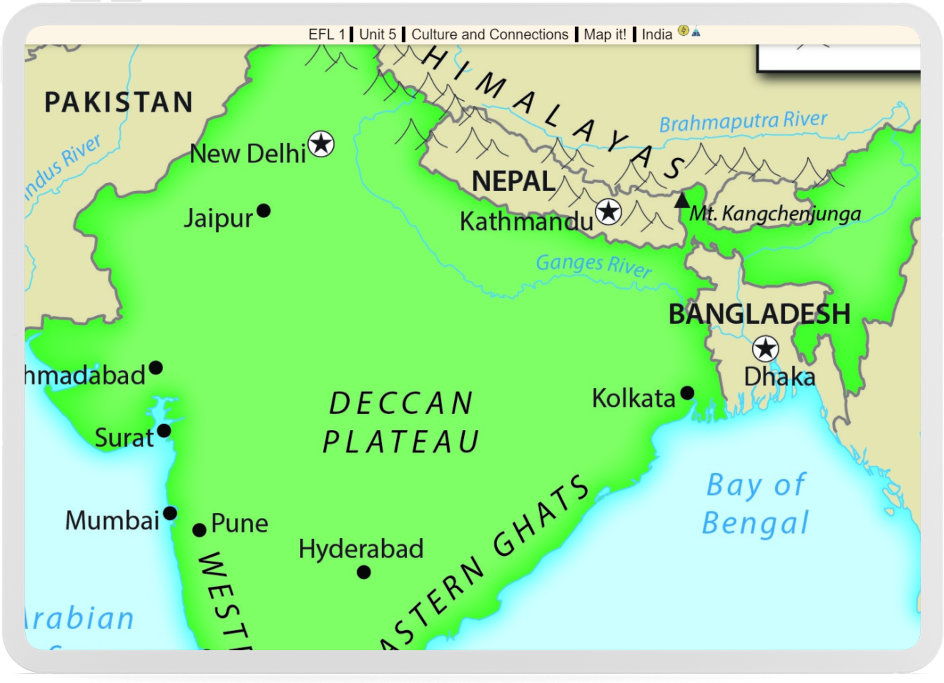 a map of India